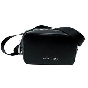 MICHAEL KORS~Cara~BLACK LEATHER BELT BAG NWOT